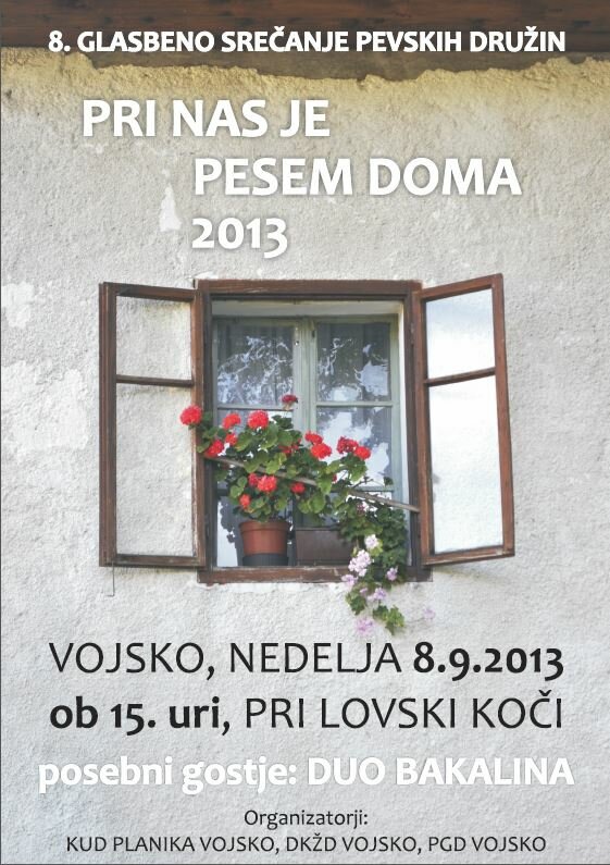 Pri nas je pesem doma 2013